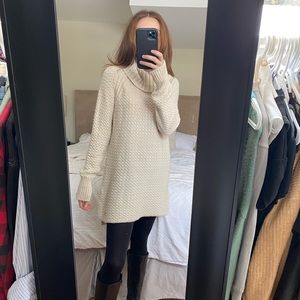 Cream Sweater dress